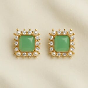 Mint Bloom Studs